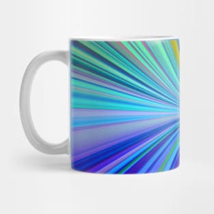 Rainbow Vortex Abstract Mug